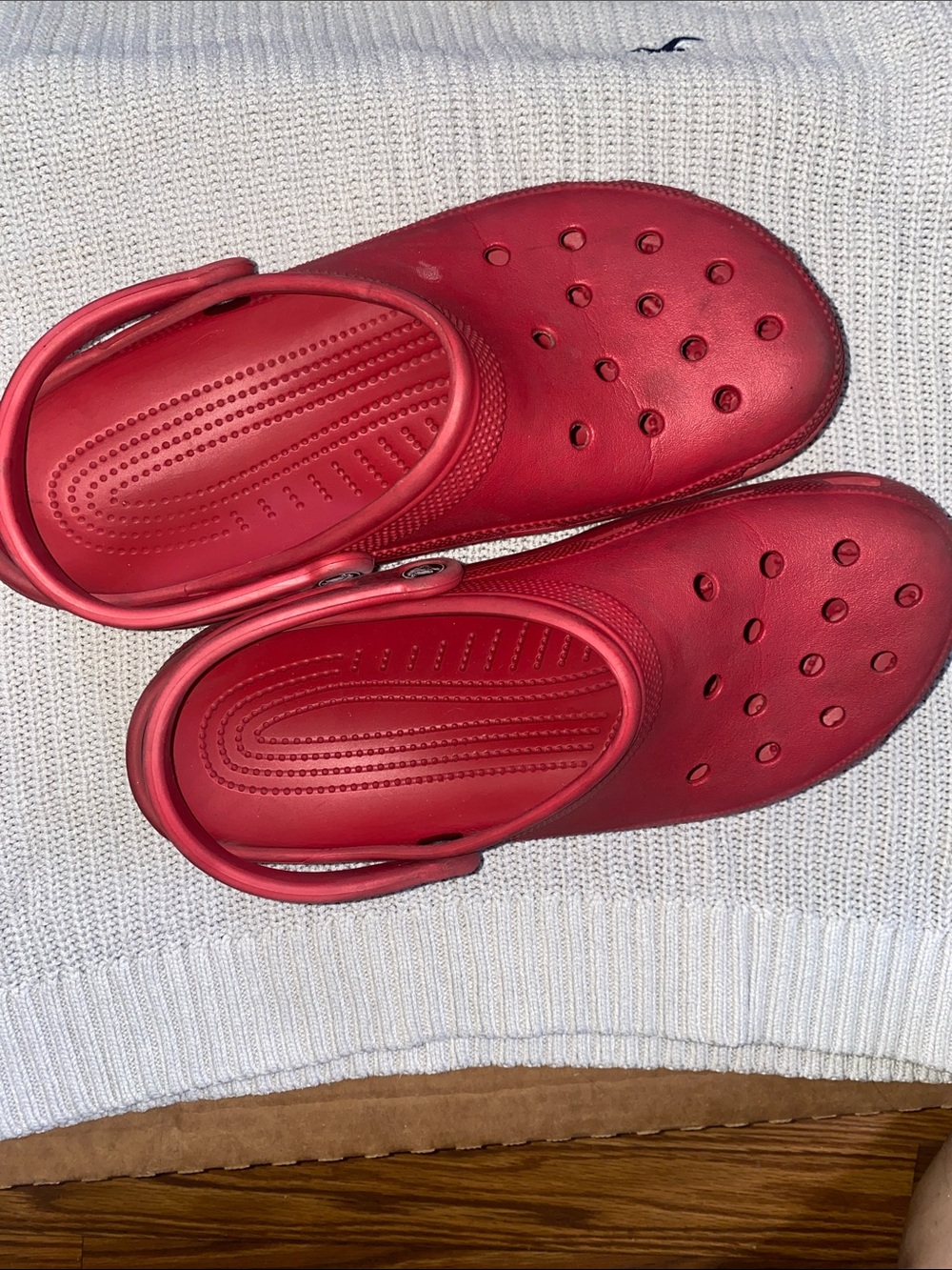 CROCS Classic Clog Sandals in Red